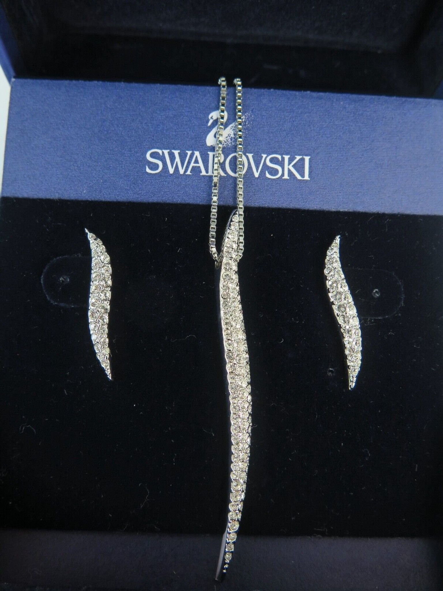 SWAROVSKI Necklace Earring Empty Jewelry Box Presentation Luxury Storaje  Case | eBay