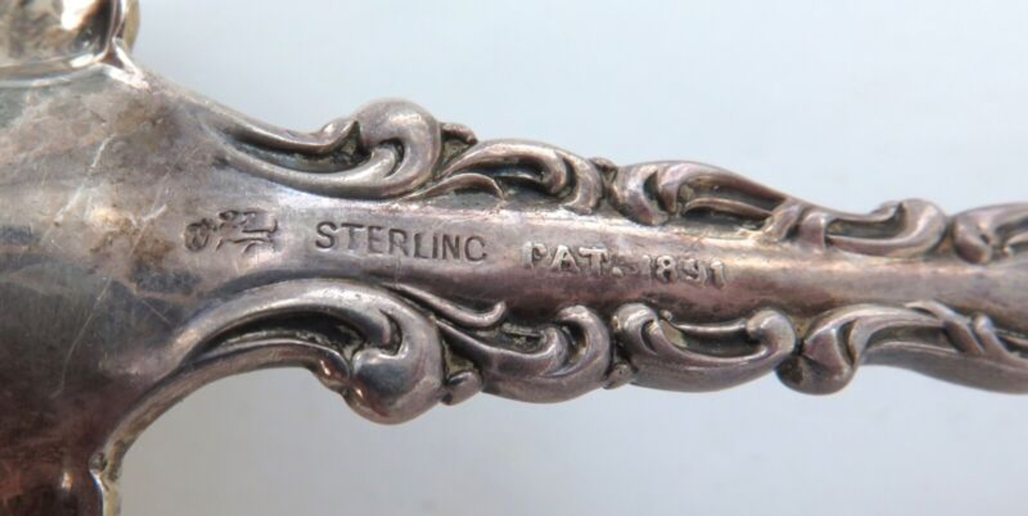 Late 1800s USA Whiting Manufacturing Co Large Louis XV” Sterling
