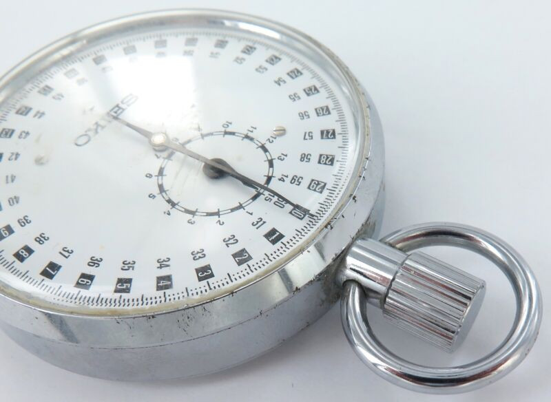 Montre Chronographe Mécanique SEIKO Vintage - Modèle ACRP 88-5058 - Années 1970 - Occasion