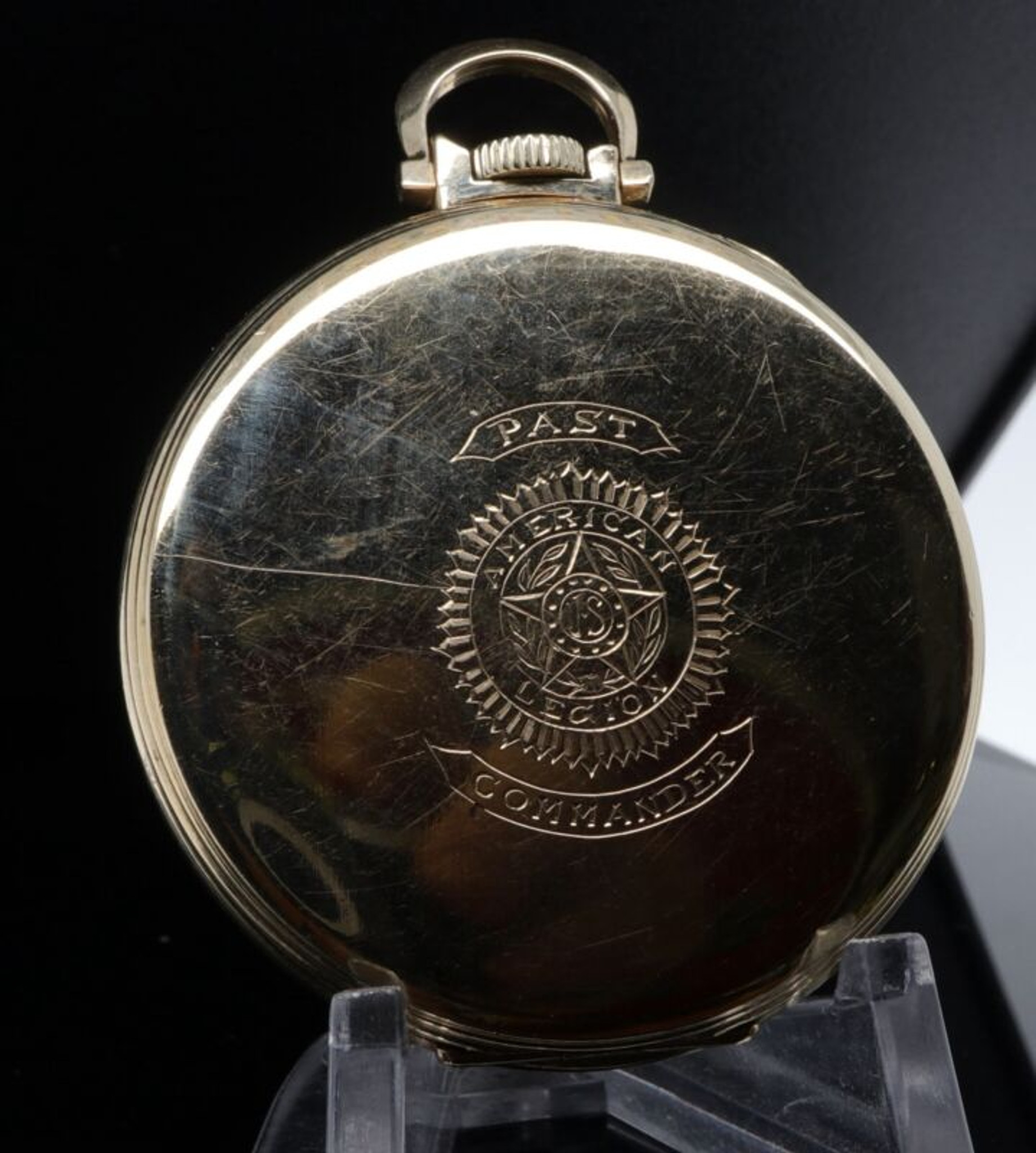 Hamilton pocket watch sales value guide