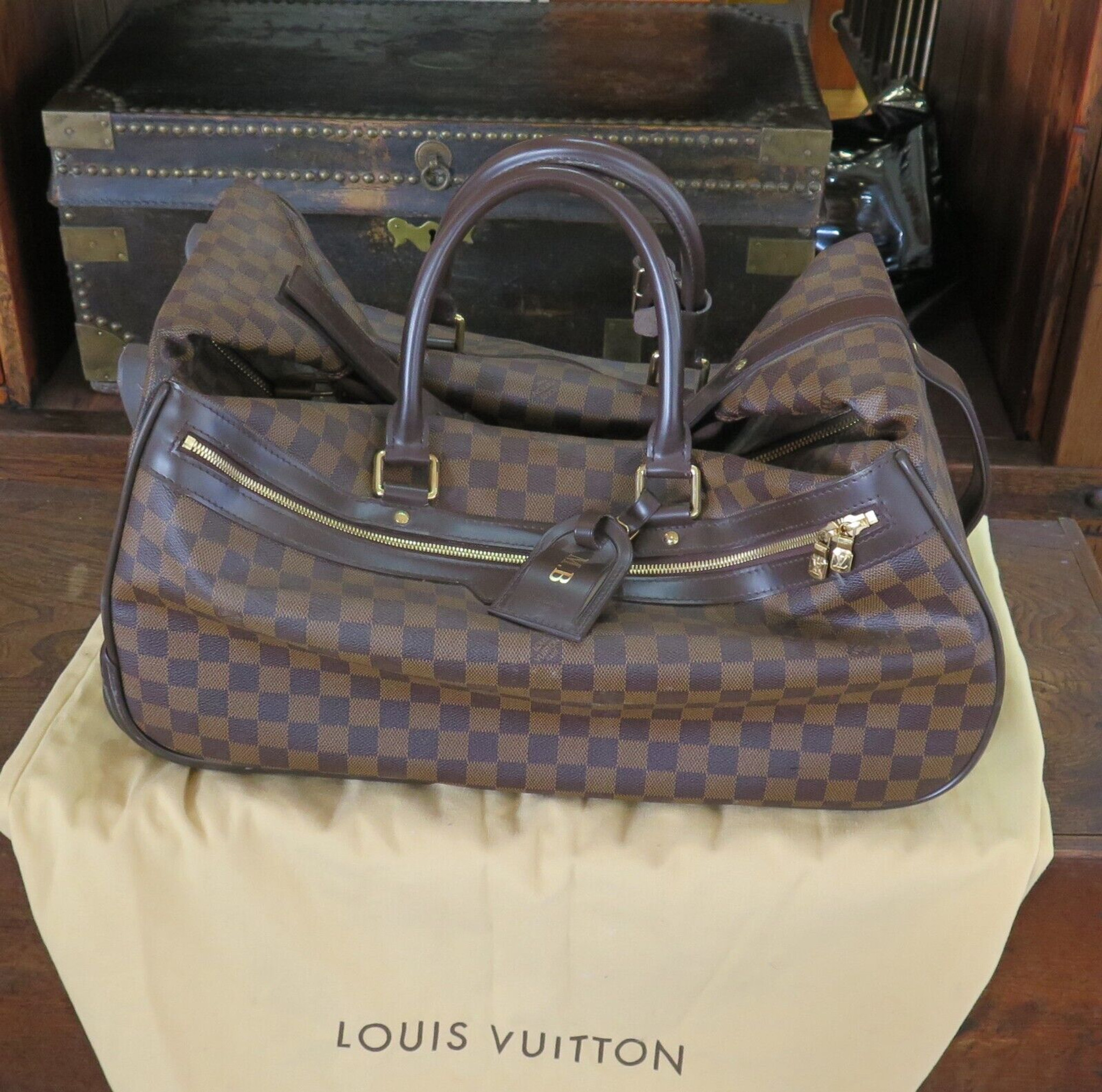 Louis Vuitton Damier Ebene Eole 50 Travel Bag / Suitcase - Harrington & Co.