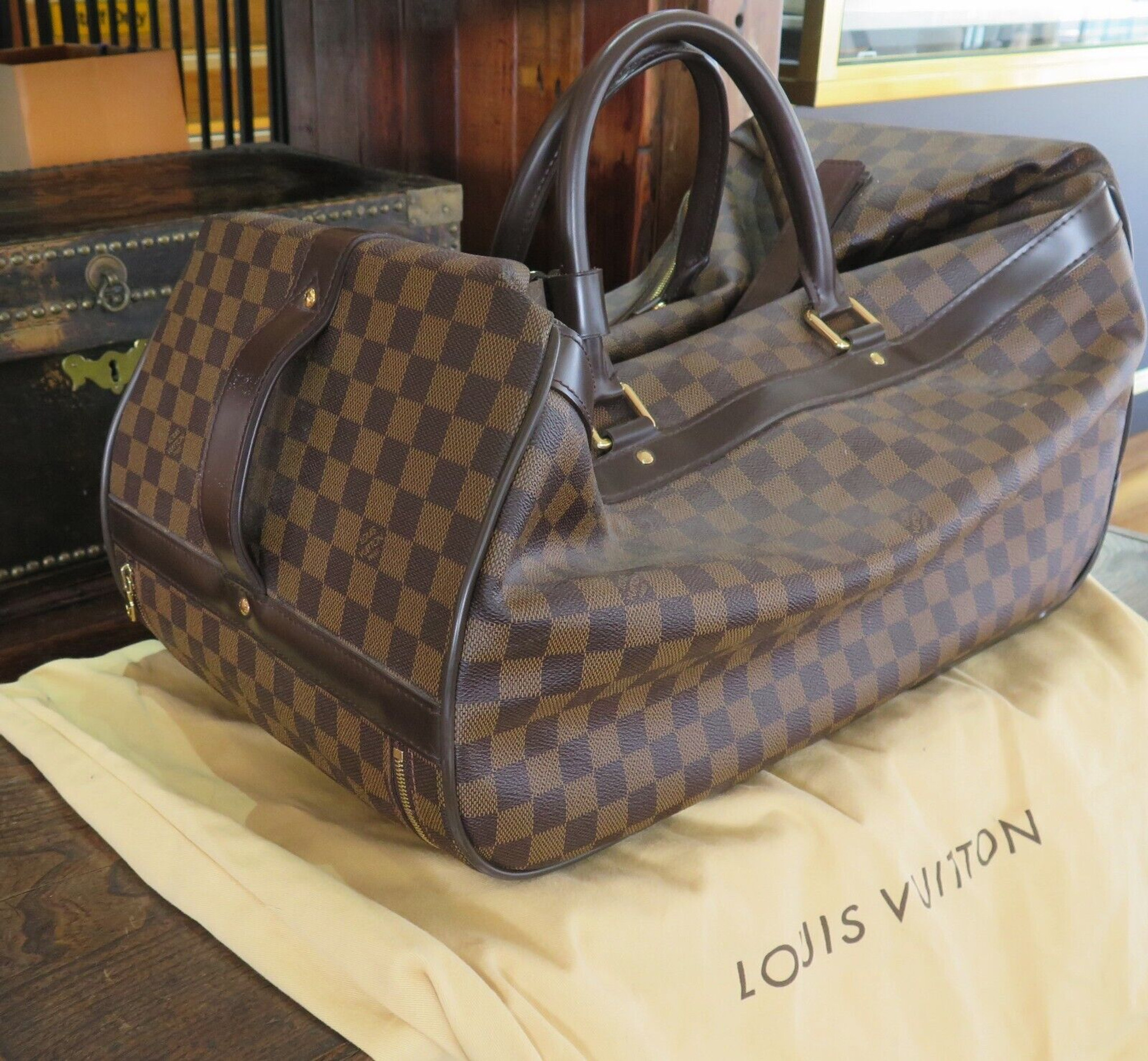 Louis Vuitton Damier Ebene Eole 50 - Brown Luggage and Travel, Handbags -  LOU804568