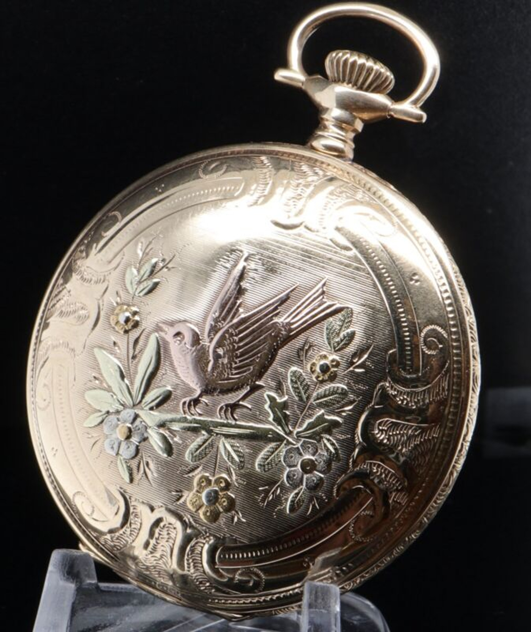 Elgin gold pocket watch on sale 1920