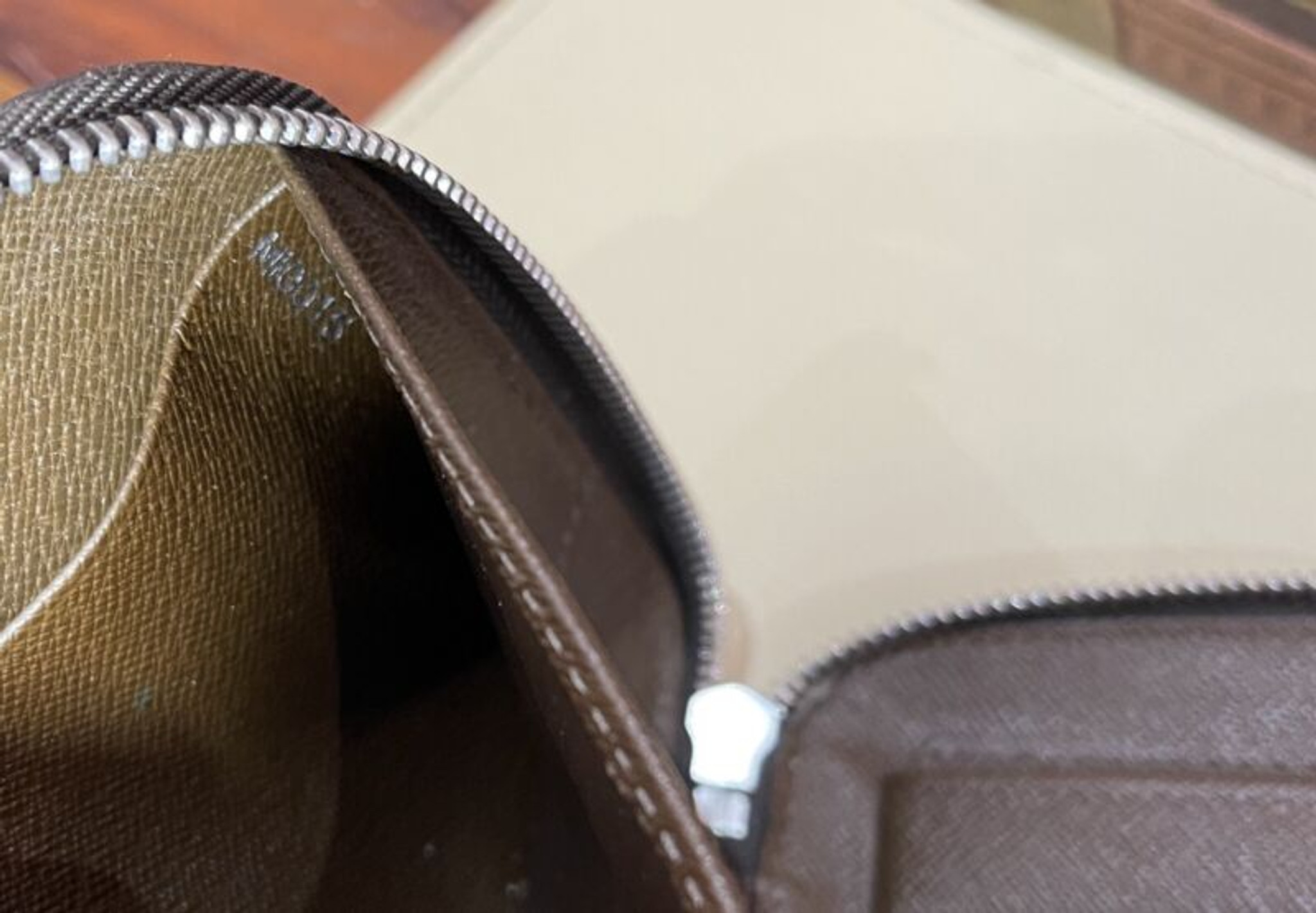 Louis Vuitton Organizer Travel Case Long Wallet Taiga Grizzly Brown M30658  - Harrington & Co.