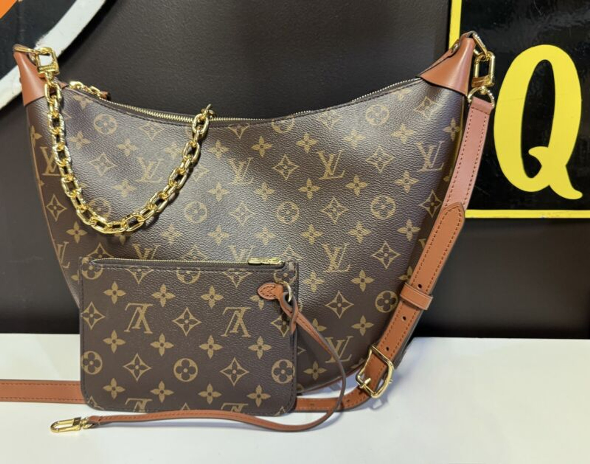 LV LOOP HOBO M46311 in 2023  Bags, Large shoulder bags, Trunk bag