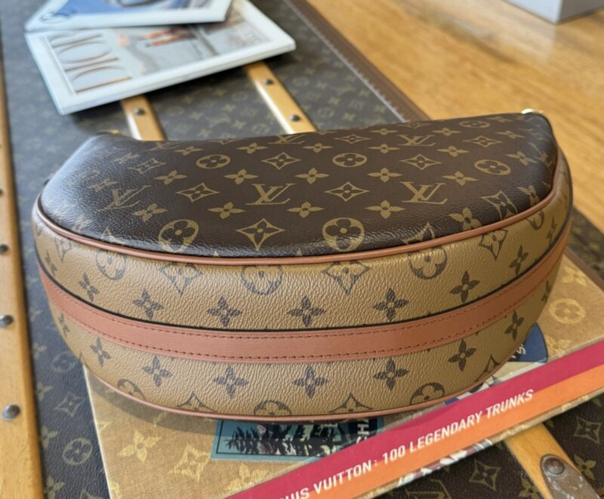 Louis Vuitton Loop Hobo Monogram Reverse Monogram Reverse