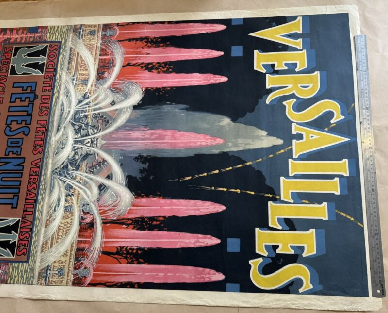 C.1920s French Colour Lithographic Street Poster Artist F