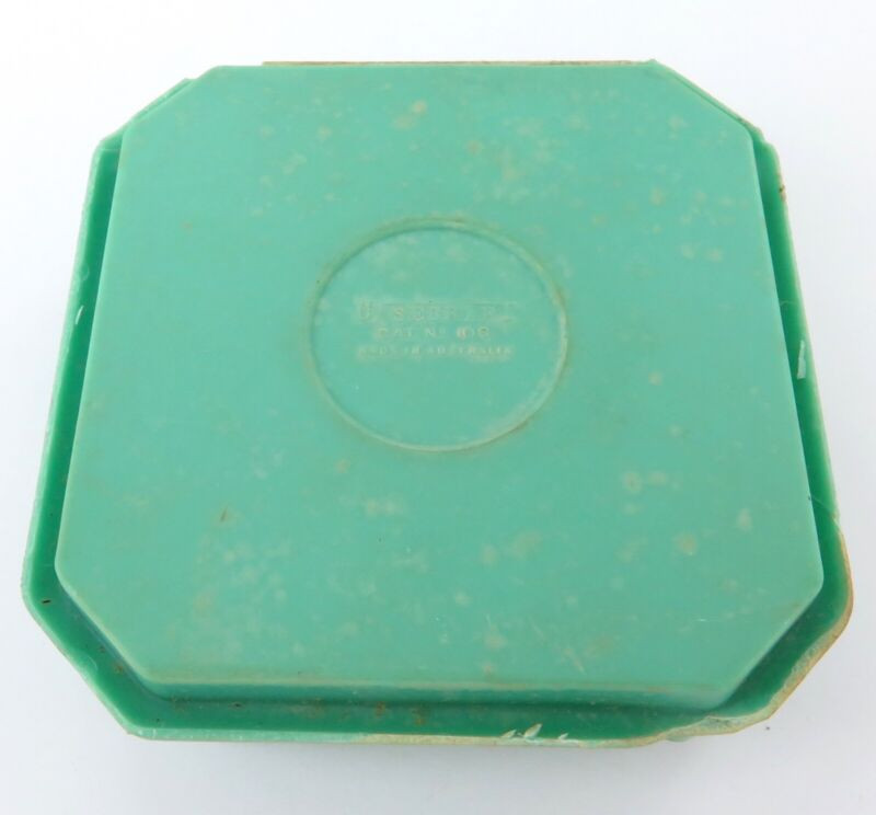 c1950s / 1960s Proud’s Jewellers Green Plastic Hard Shell Display Box ...
