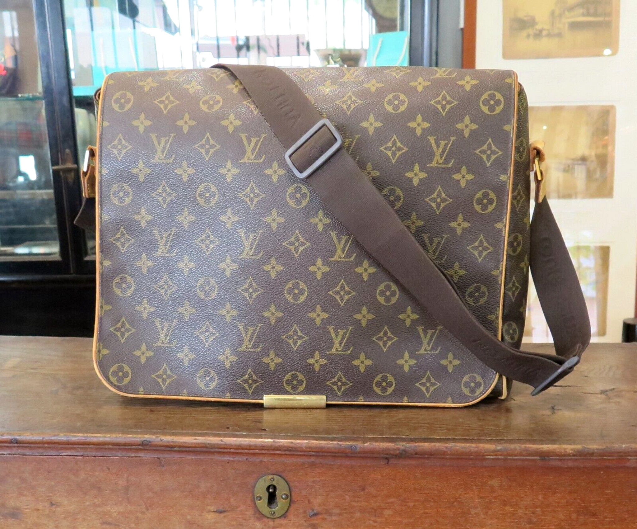 Louis Vuitton Monogram Abbesses GM Shoulder Crossbody Bag