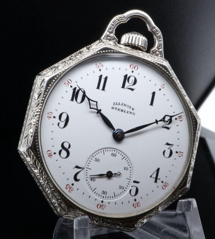 Illinois Time King 12s 21 Jewels Gold Filled OF Pocket