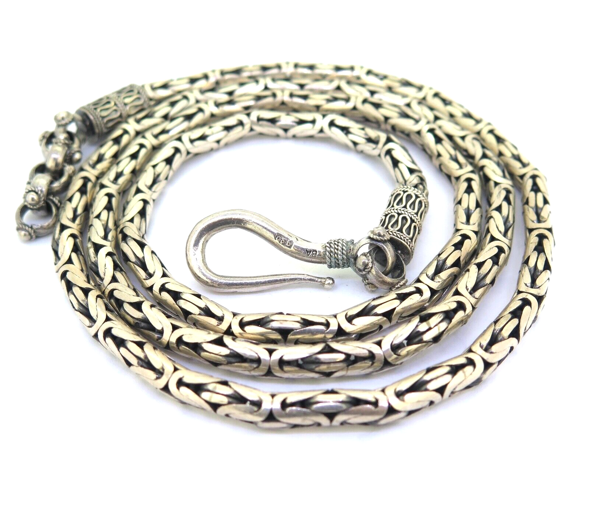 Mens byzantine sale necklace