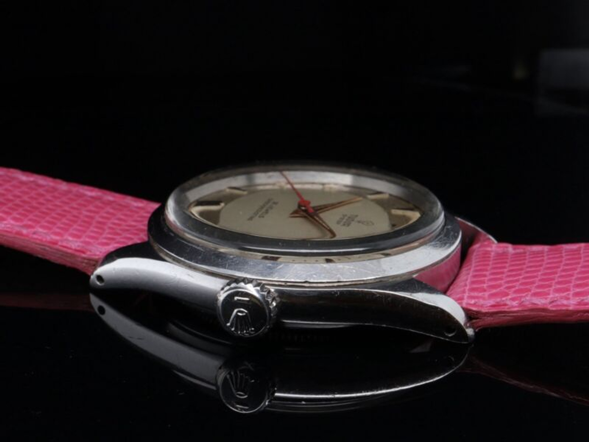 Vintage 1958 Tudor Oyster Small Rose 17J Manual Wind Mens