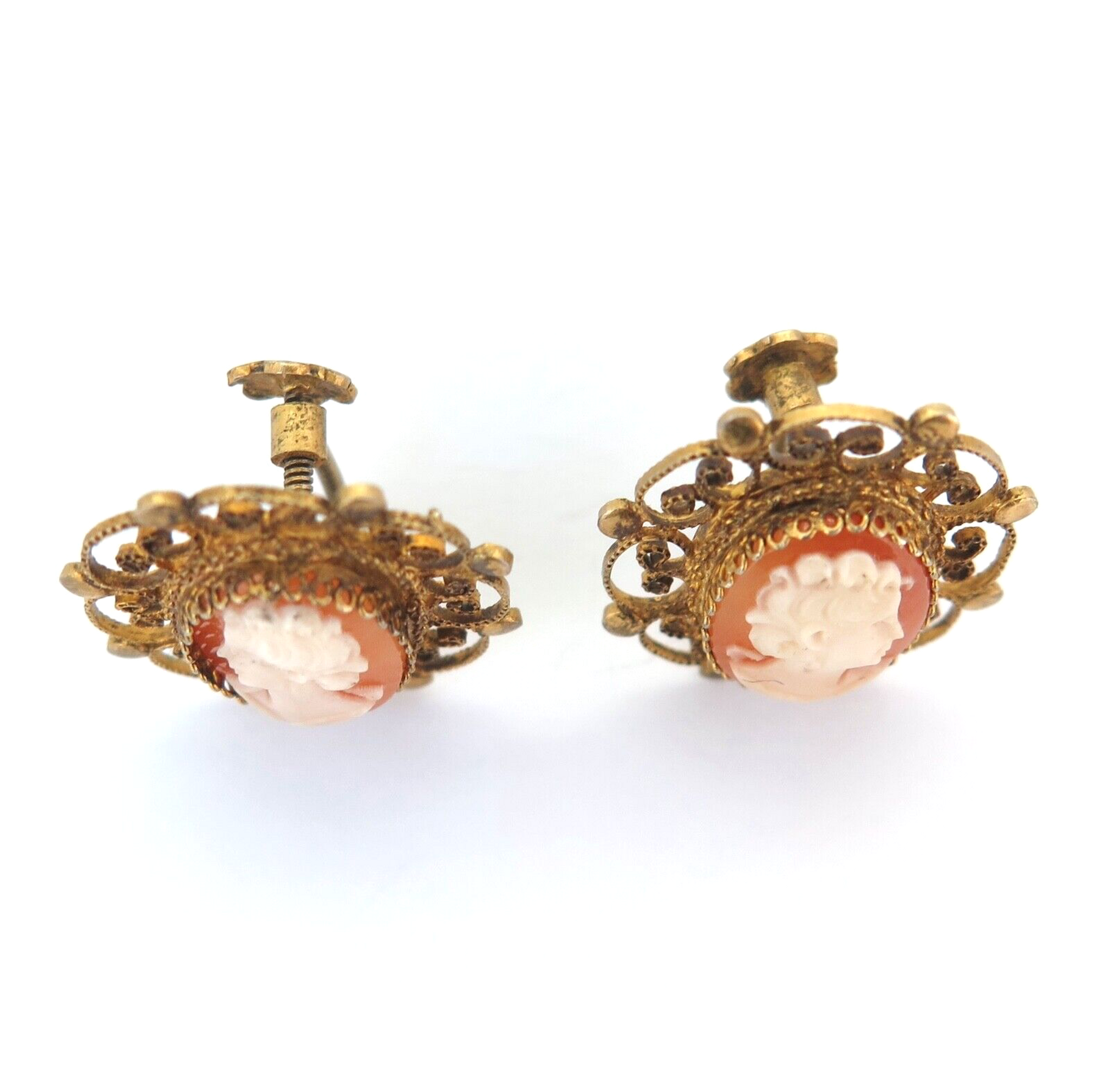 Cameo Filigree Earrings Silver Millefiori Buy Online | Jovon Venice