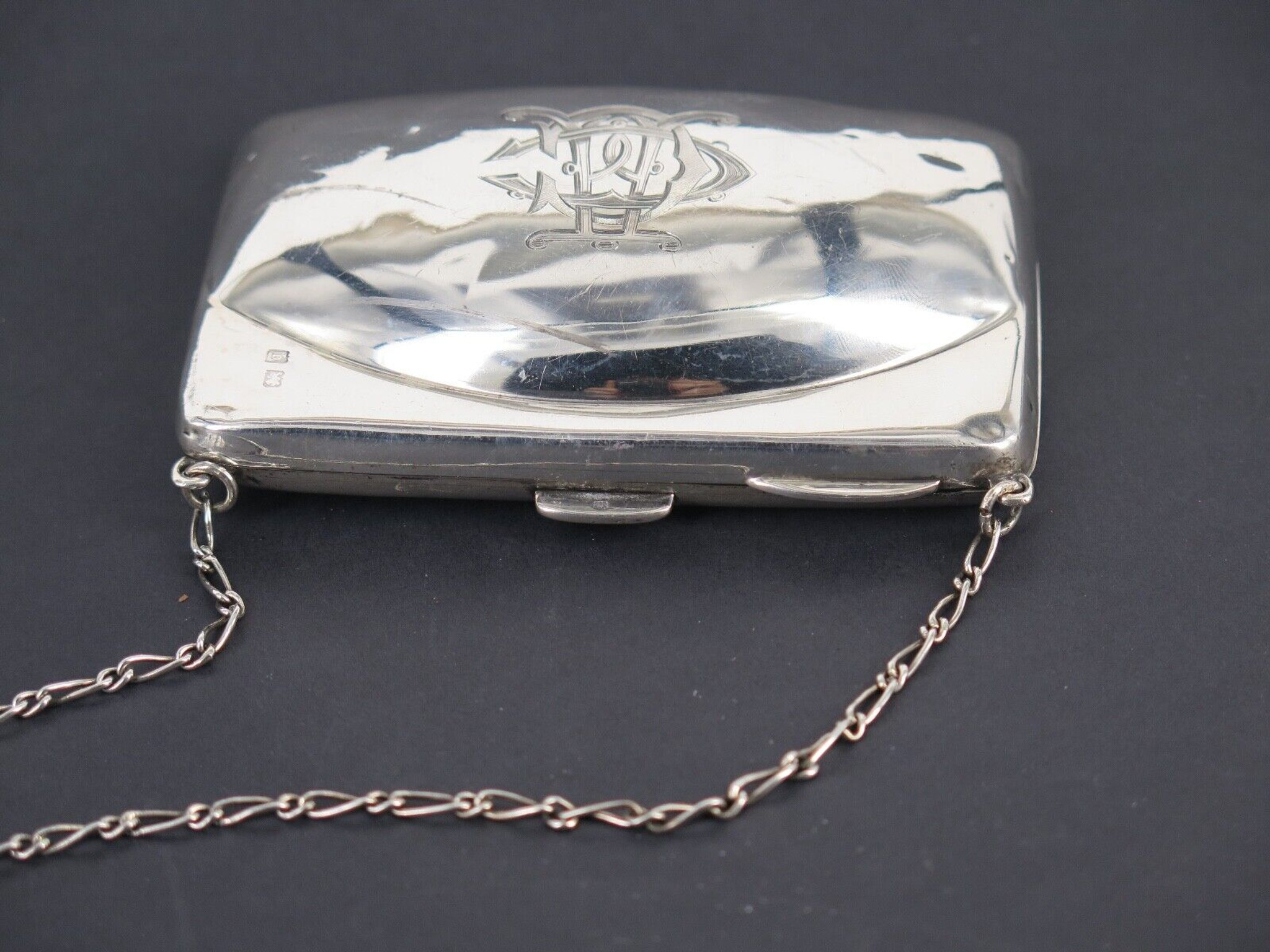 Antique silver purse, hallmarked 925, ca. 1900 - Ruby Lane