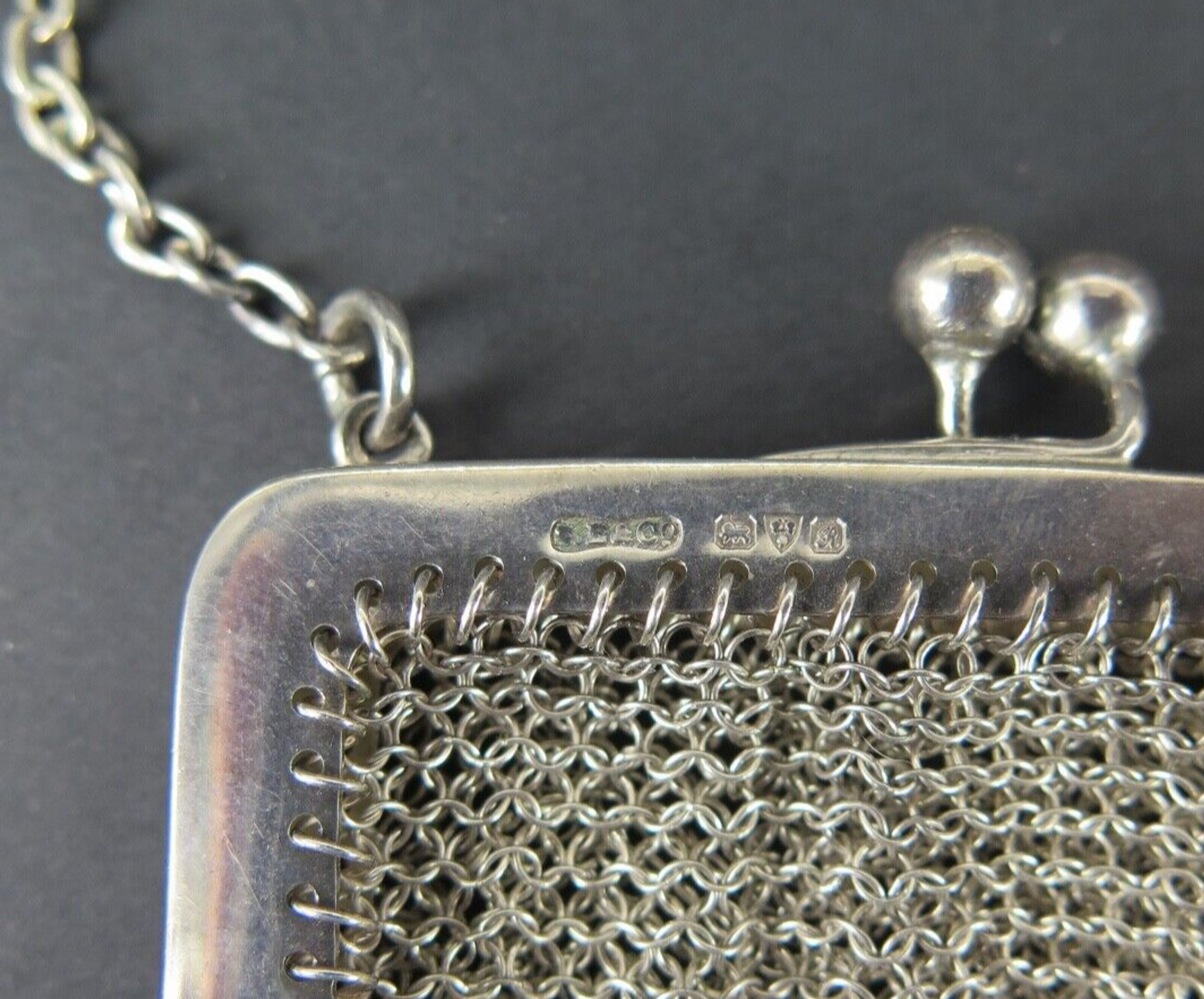 Antique Deco Sterling Silver Mesh Coin Purse Pouch | Collectors Weekly