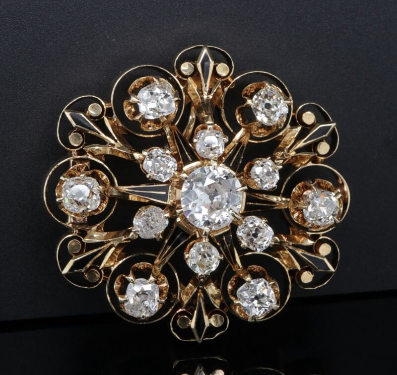 antique diamond brooches for sale