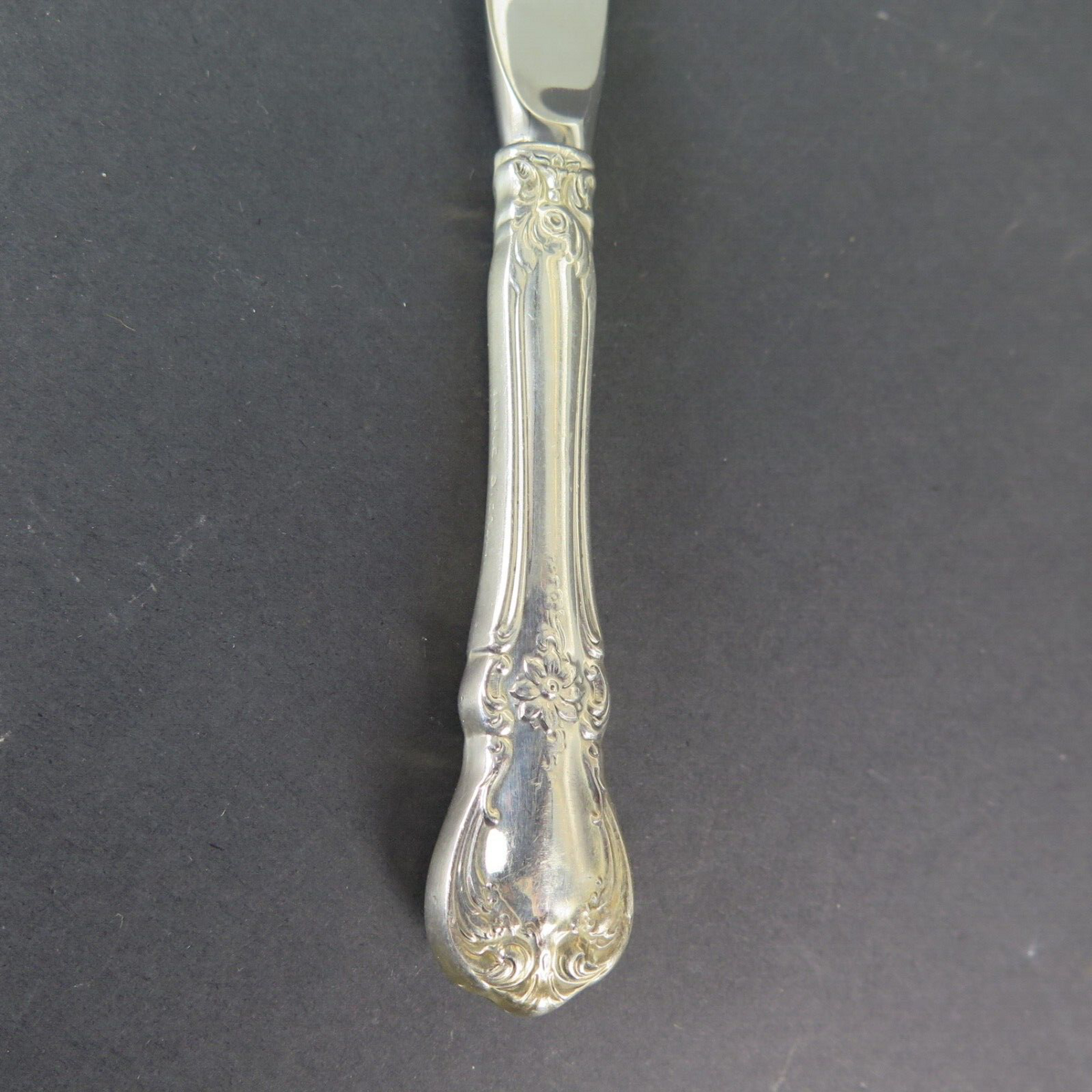 【TOWLE】 バターナイフ 2本【純銀ハンドル】 OLD MASTER Vintage Towle, USA 'Old Master' Sterling Silver Handled