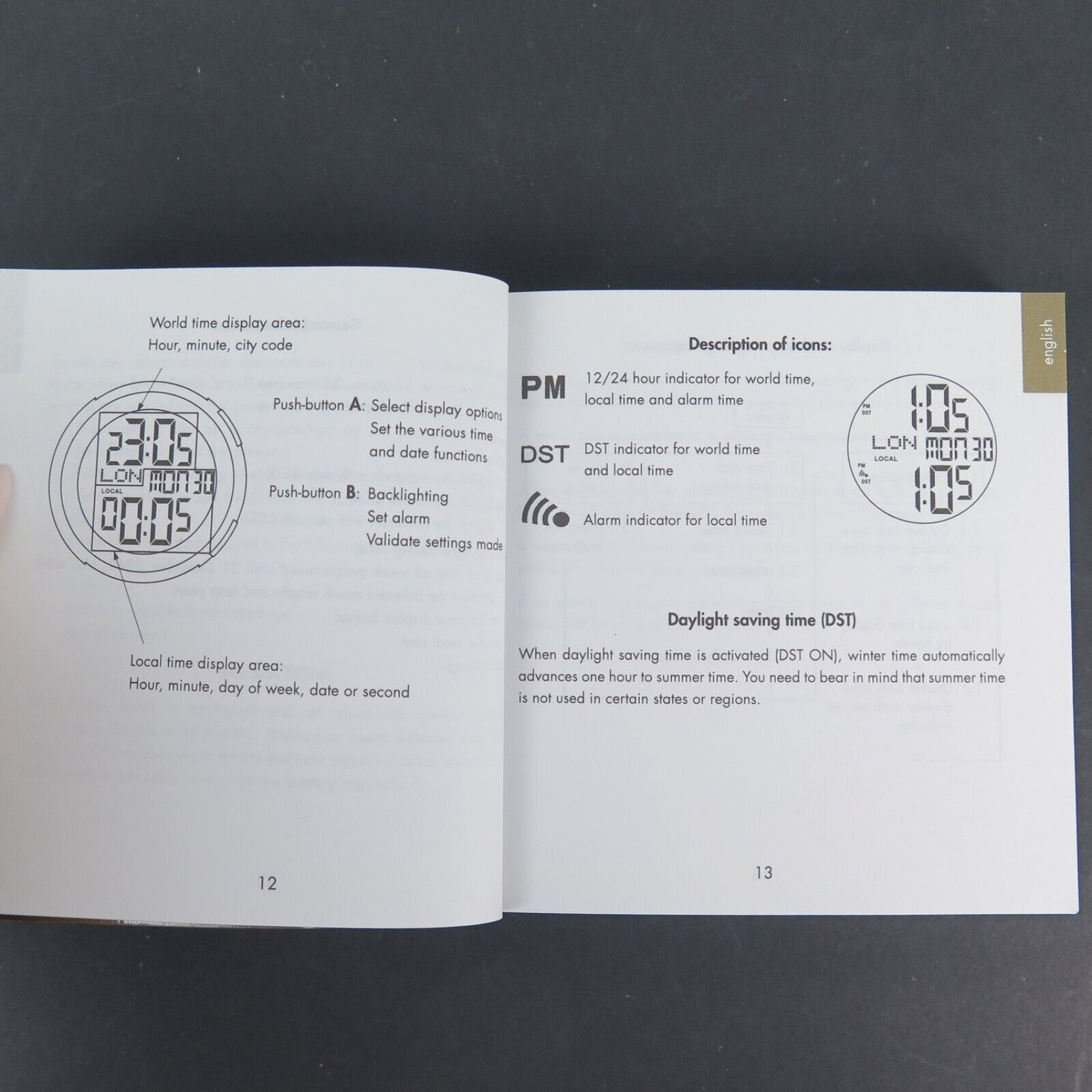 GUCCI 時計　説明書　冊子　4冊 2007 Gucci Digital Display Watch Instructions & Warranty Booklet