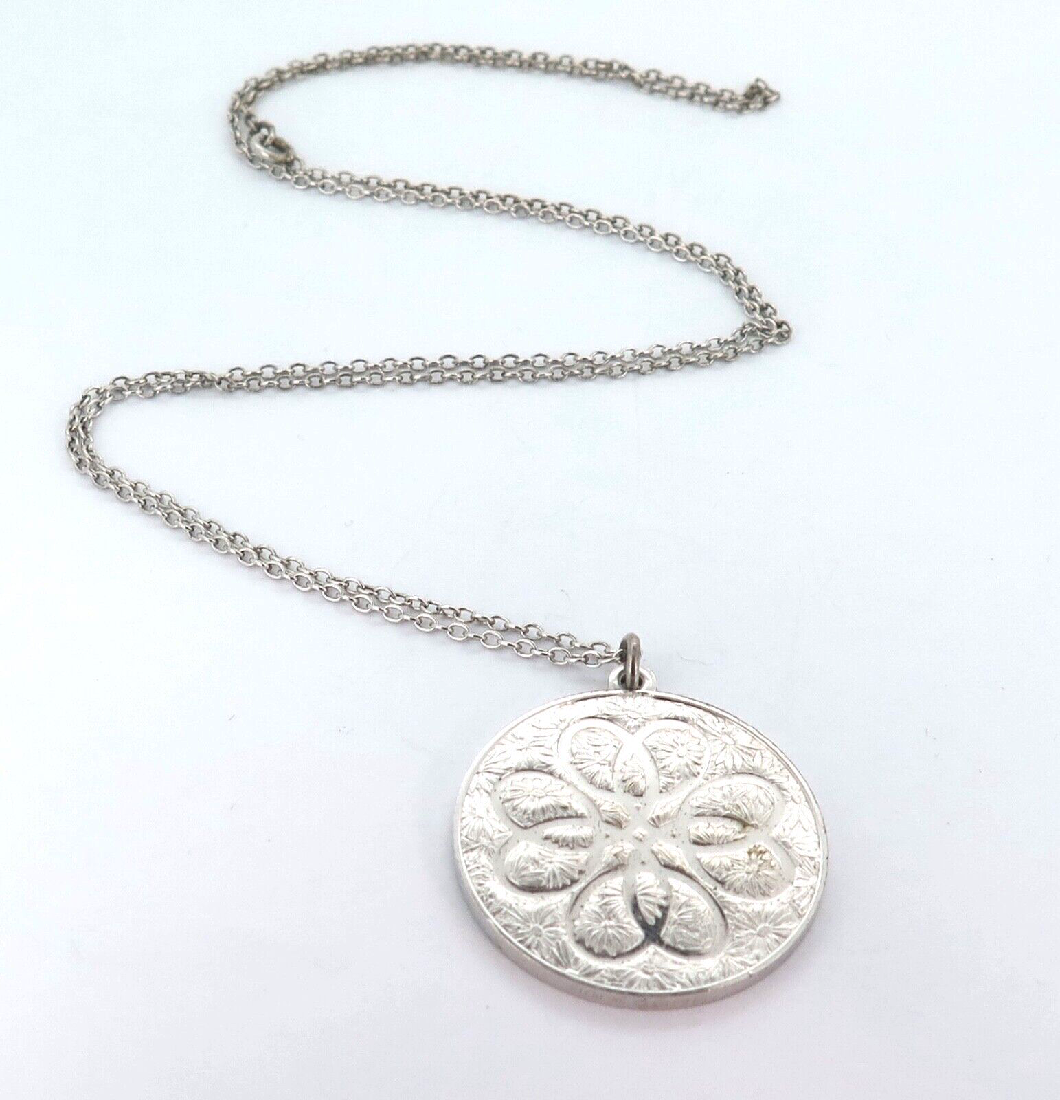 Vintage Franklin Mint Sterling Silver Celtic Love Knot Medallion