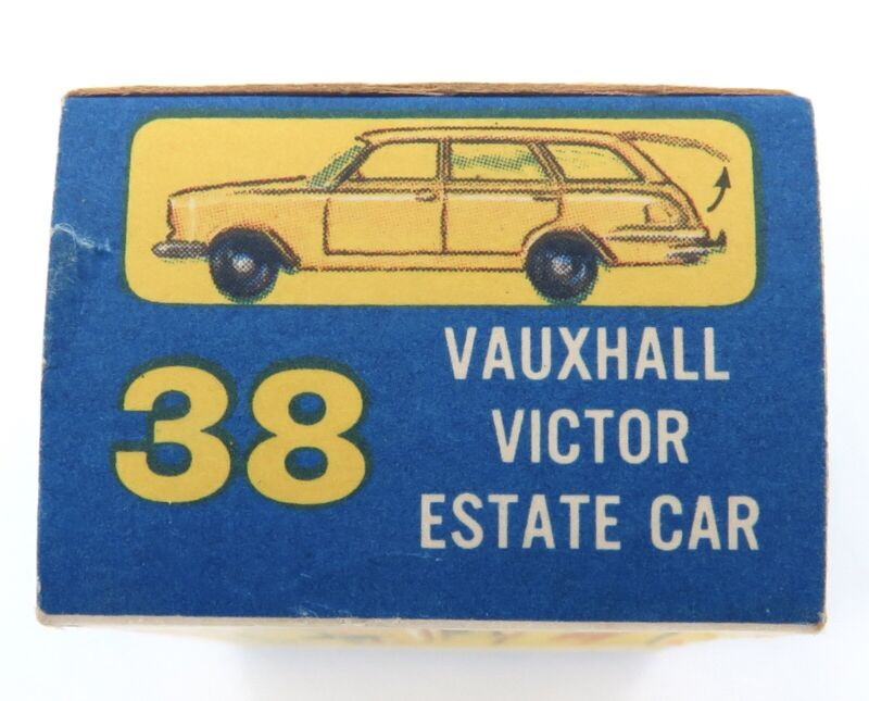 Vintage Lesney Matchbox Vauxhall Victor Estate Car No 38 + Box Vintage Lesney Matchbox Vauxhall Victor Estate Car No 38 + Box