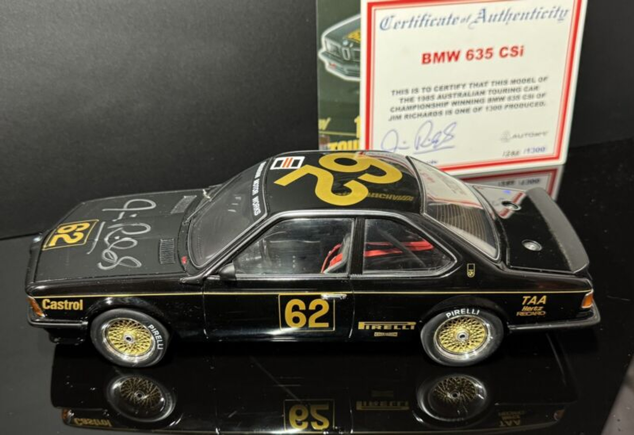 ミニカー AUTOart BMW 635 CSI group A 1984 1/18 AutoArt BMW 635 csi #6 Jagermeister Millennium Series