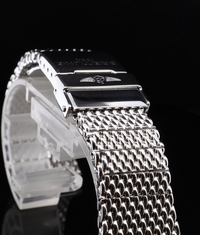 Breitling 154A Super Ocean Steel Mesh Bracelet 22mm Harrington - Main Image