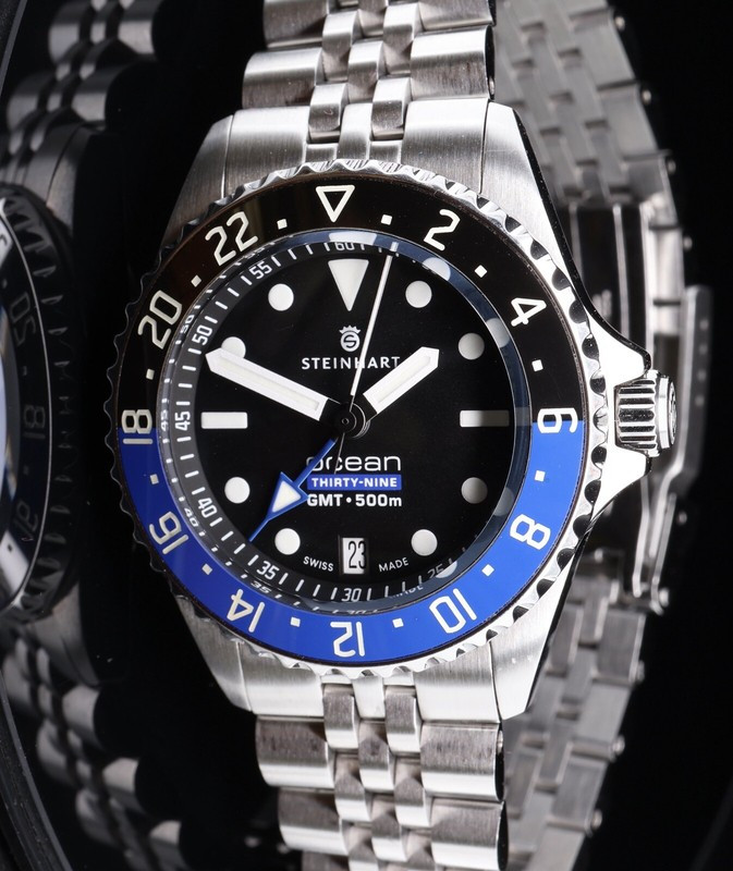 Diver Watch Steinhart Ocean 39 Premium Steinhart Ocean 39 Black Ceramic  Premium 904L Steel