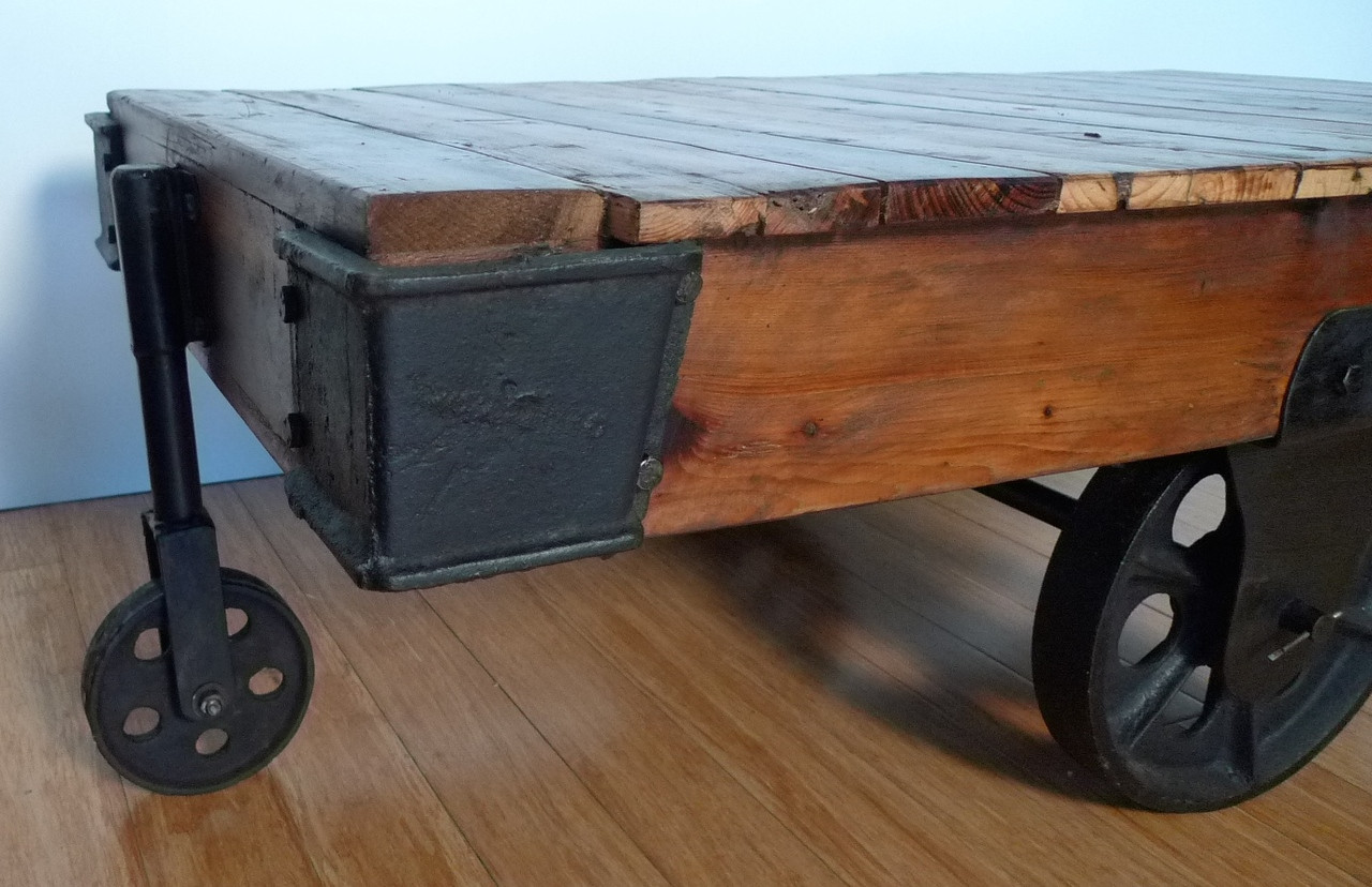 Fantastic Vintage Brisbane Industrial Style Cast Iron Timber