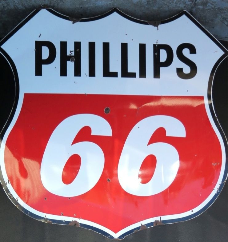 PHILLIPS66 大型ライト vintage ガソリン USA 電飾看板 RARE VINTAGE HUGE 6FT AMERICAN PHILLIPS 66 GAS STATION DOUBLE