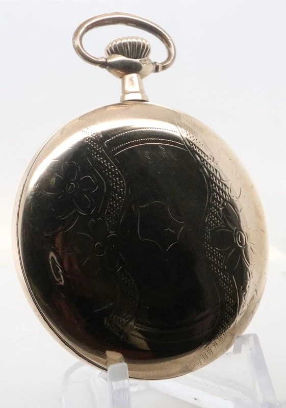 Montre De Poche Antique Hamilton Grade 992E - Boîtier Plaqué Or 10K - 51mm - 1939 - Occasion