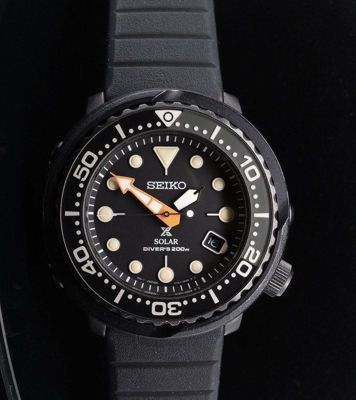 Auth Seiko Prospex 300m Tuna Solar Men's Ltd Edition Watch