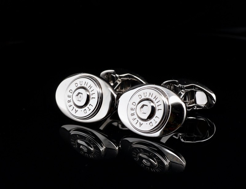 Alfred Dunhill シルバー カフリンクス ダンヒル dunhill カフス カフリンクス カフスボタン タイヤ メンズ