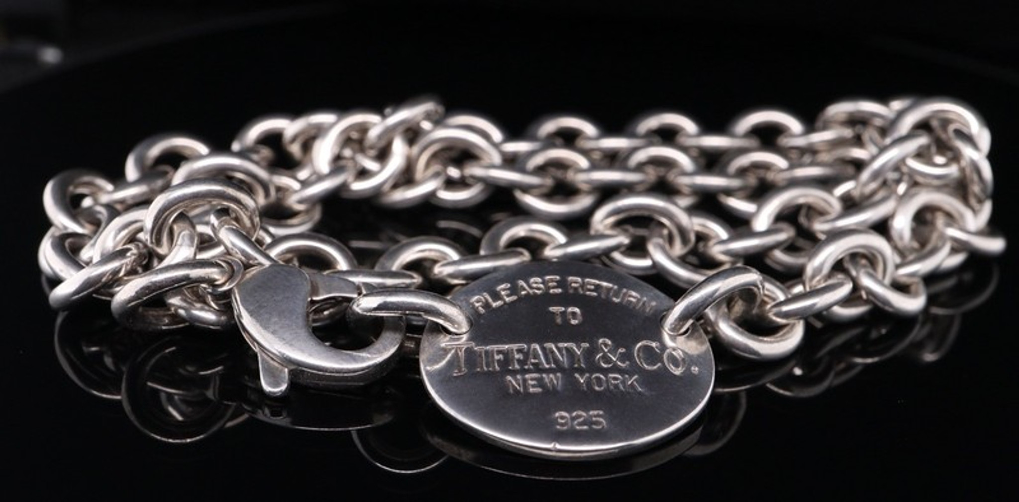 Please Return to Tiffany & Co NY .925 Sterling Silver 40cm
