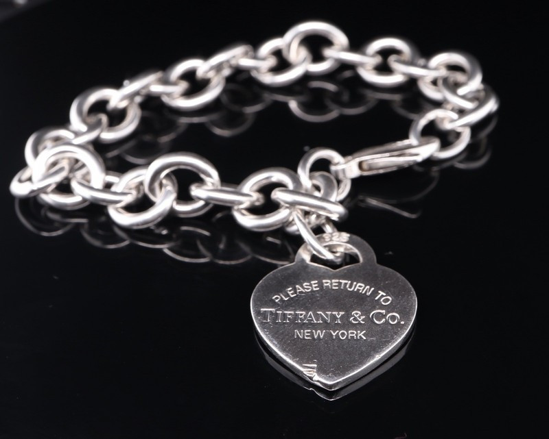 アクセサリー tiffany&co return to heart bracelet 925 Return to Tiffany & Co Heart Tag 'PJH'.925 Sterling Silver 19cm
