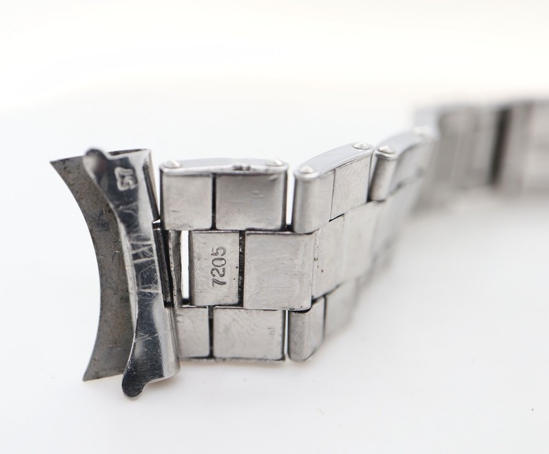 Vintage 1969 Rolex Oyster 7205/57 19mm Steel Watch Bracelet