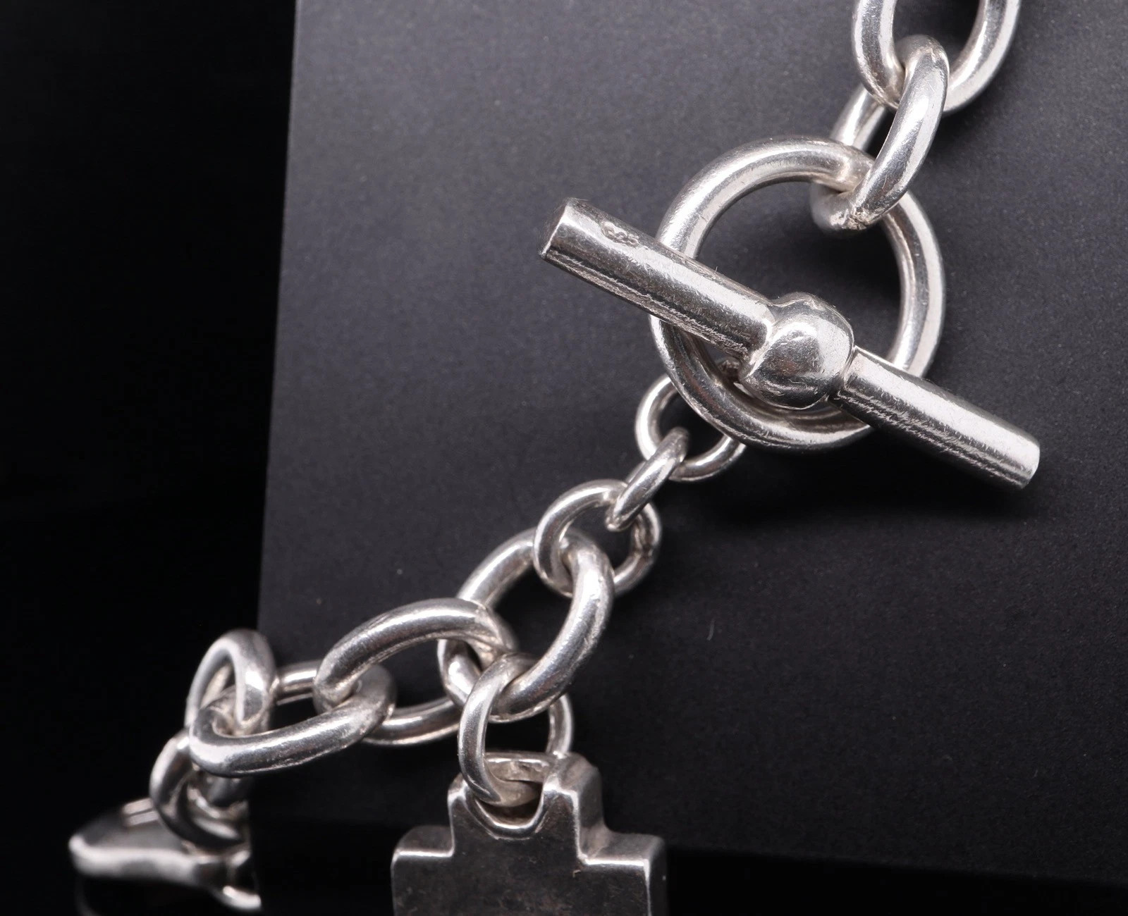 Vintage .925 Sterling Silver 18cm Charm Bracelet - Harrington & Co