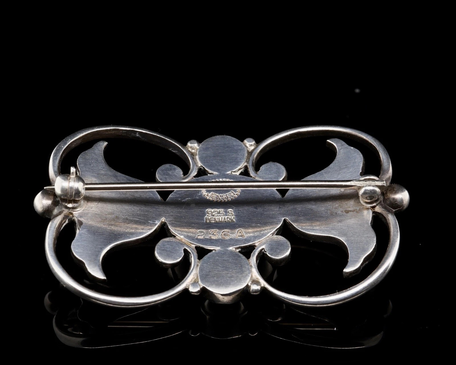 Antique Georg Jensen 236A Sterling Silver Brooch - Harrington & Co.