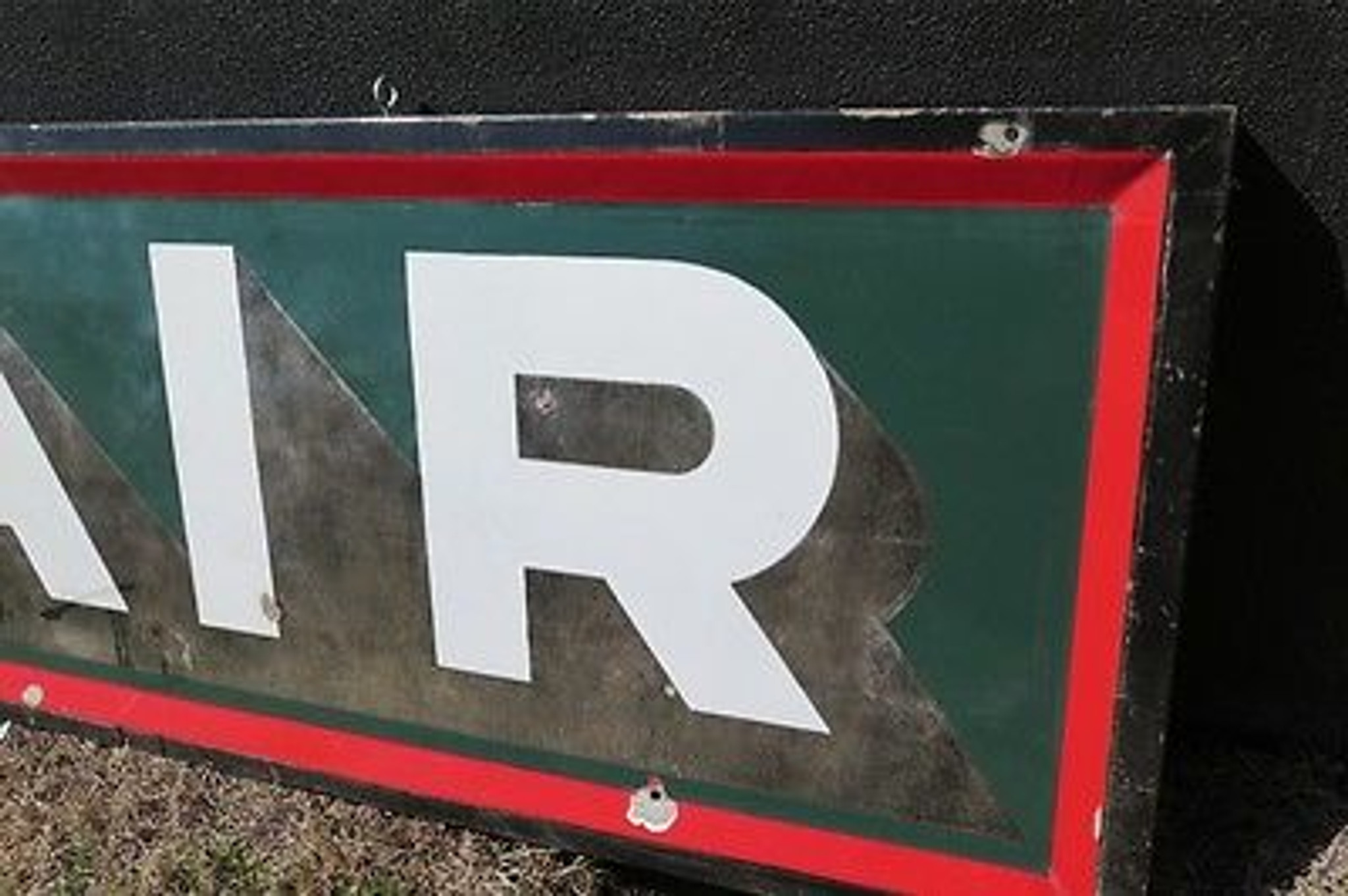 Old Vintage Signs Buy Sell Brisbane Rare Huge 12Ft Vintage American Sinclair  Oil Gas Enamel Sign.