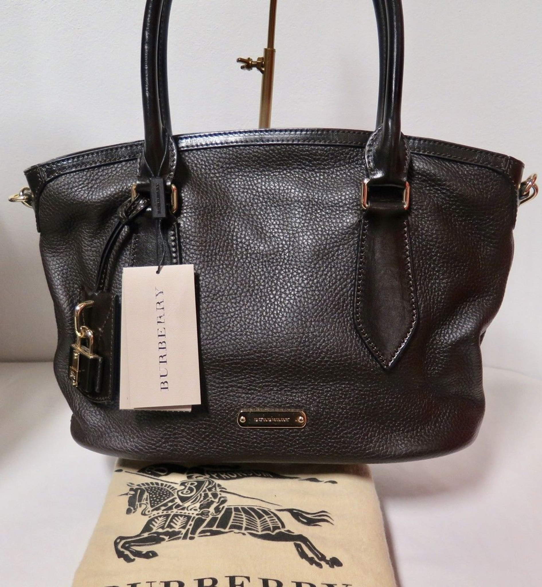 burberry grainy leather bag