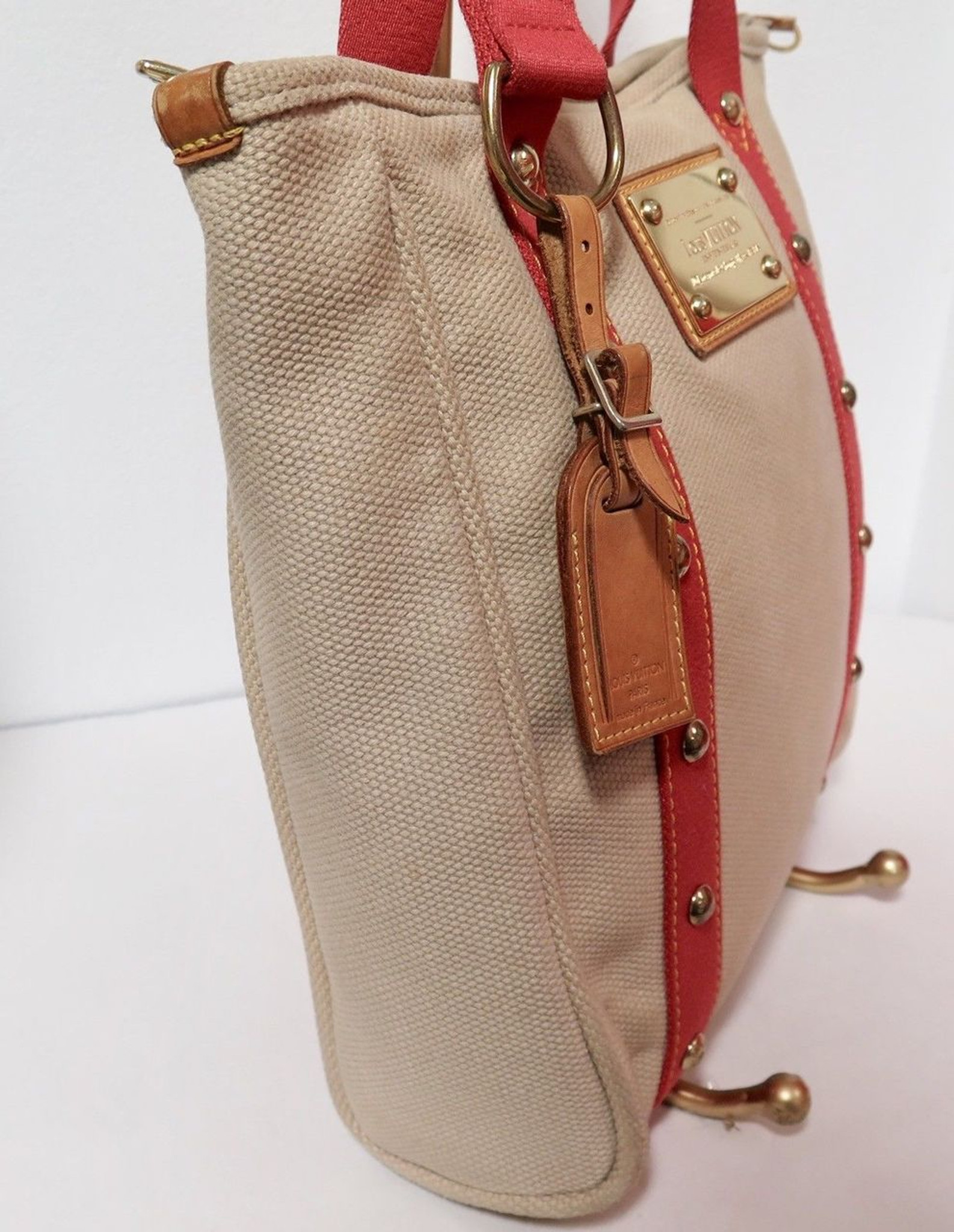 Louis-Vuitton-Antigua-Cabas-MM-Tote-Bag-Hand-Bag-Rouge-M40035