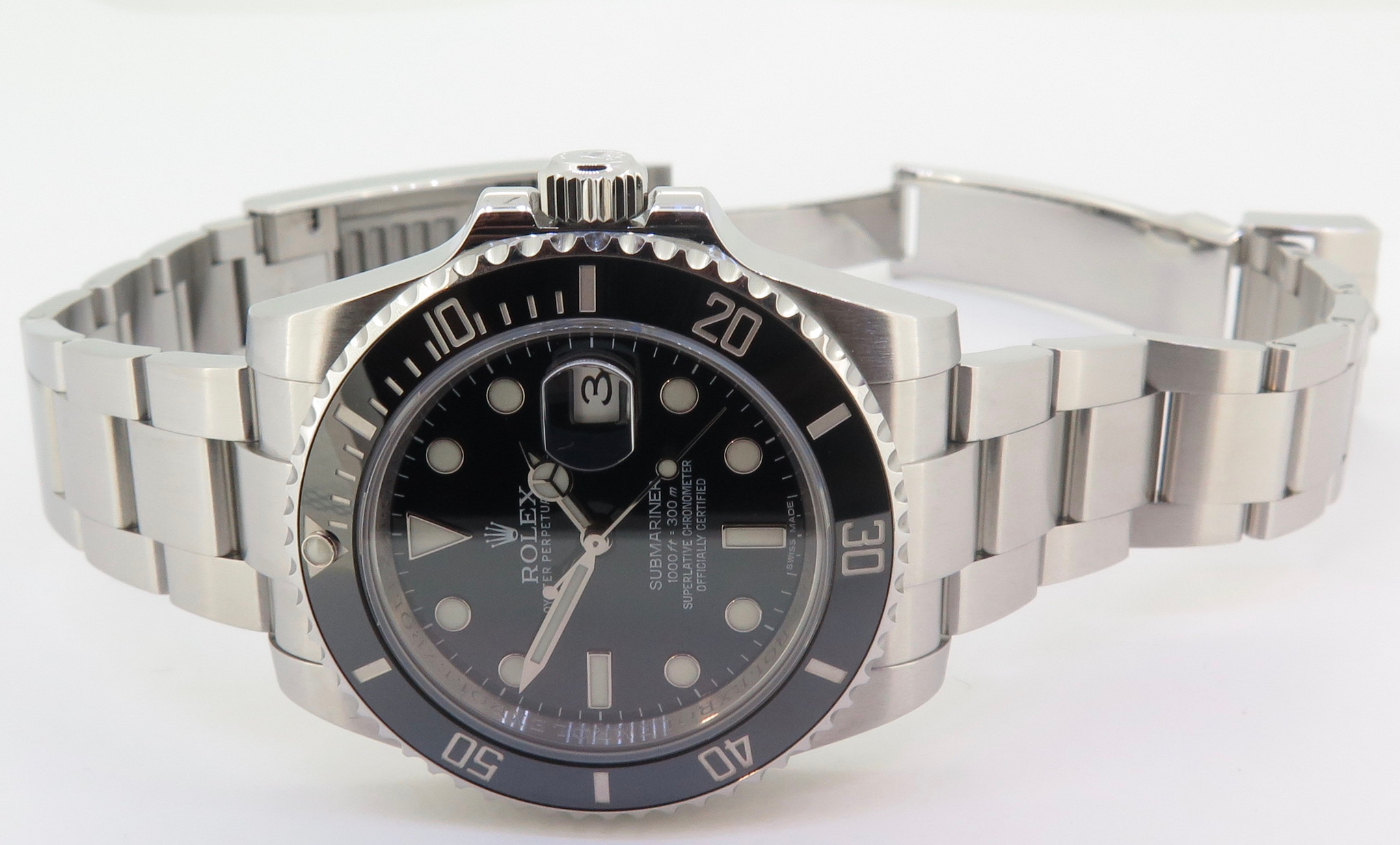 Auth 2014 Rolex Ceramic Submariner 