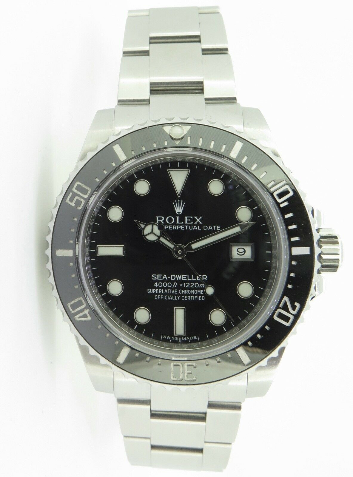Auth 2015 Rolex Ceramic Sea-Dweller 