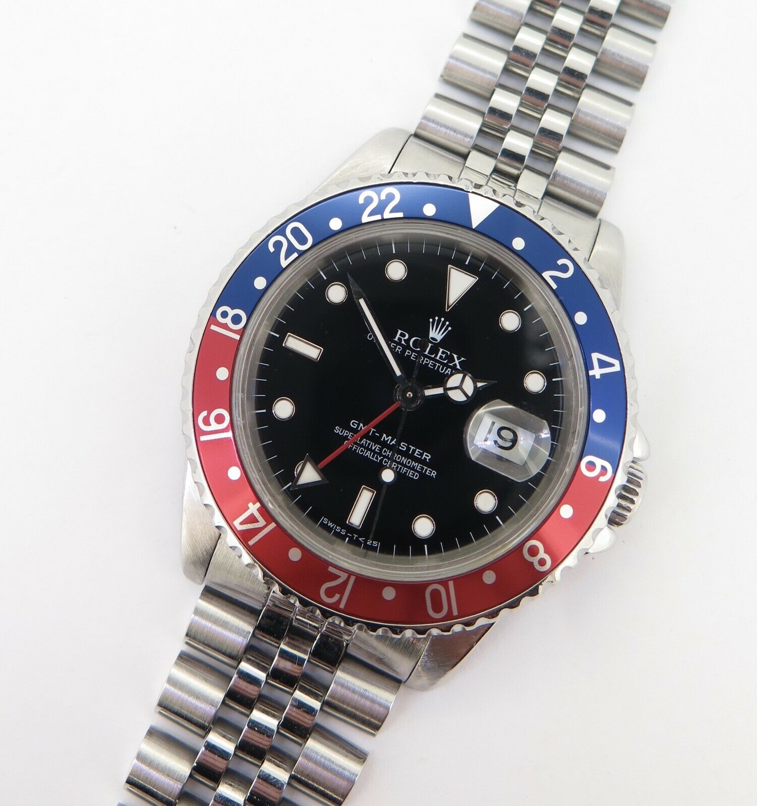 Auth 1989 Rolex GMT Master 