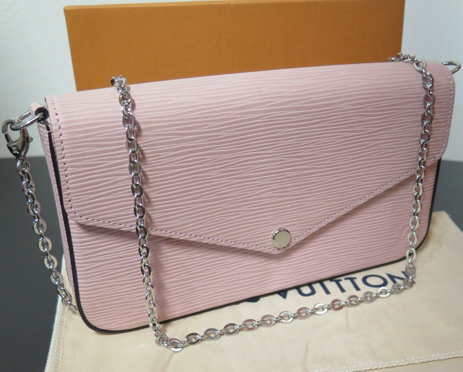 Louis Vuitton Pink Epi Felicie