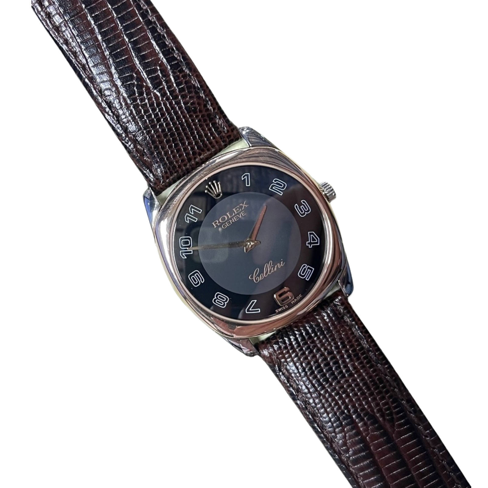 Auth Rolex Cellini Danaos 18k Pink 