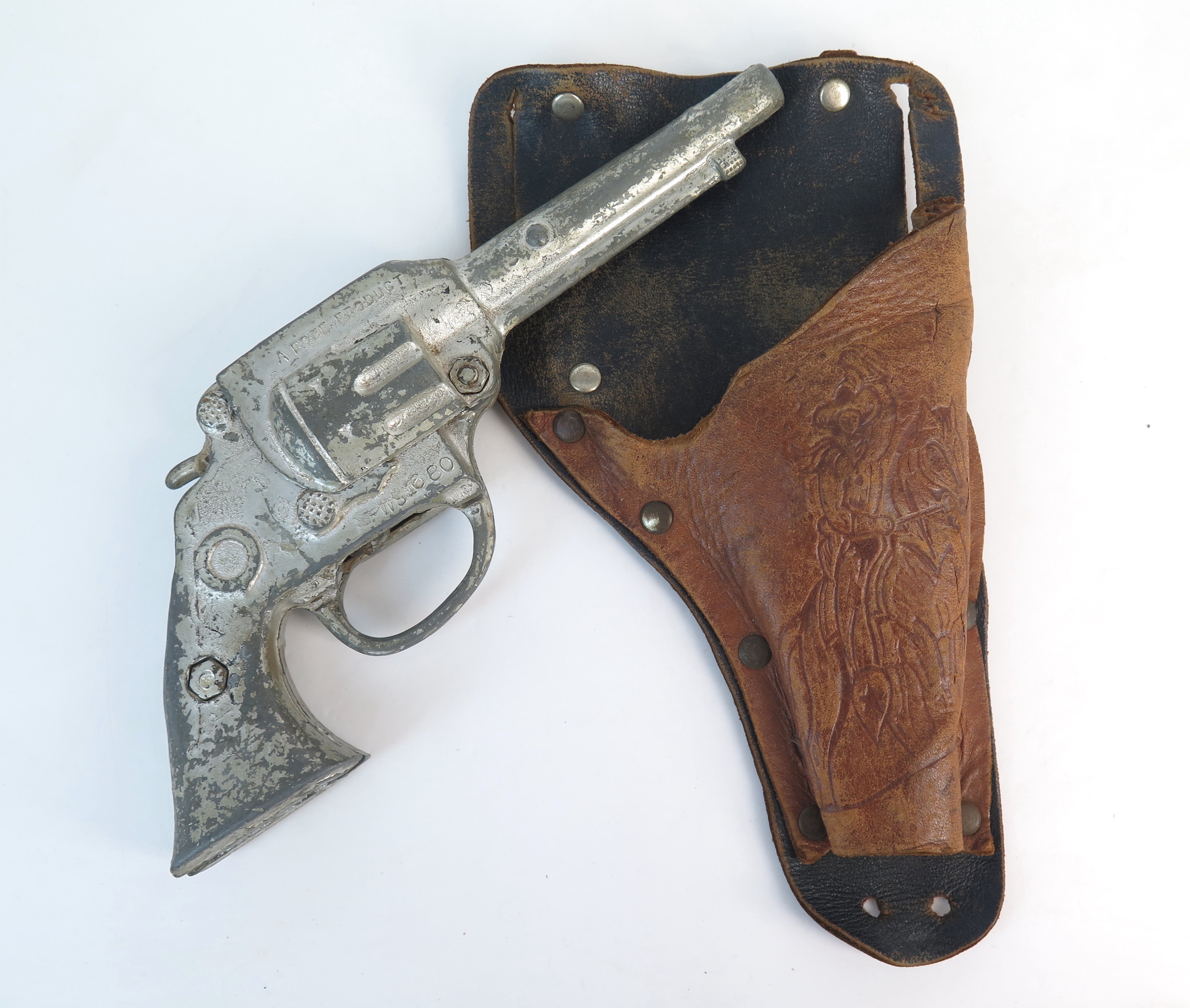 Rare Vintage Metal Alloy Ned Kelly Cap Gun by A Pope - Harrington & Co.