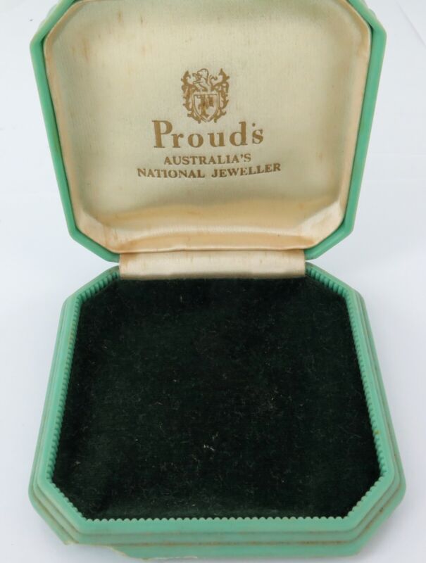 Ring Jewellery Box Australia Prouds C1950s 1960s Proud's Jewellers