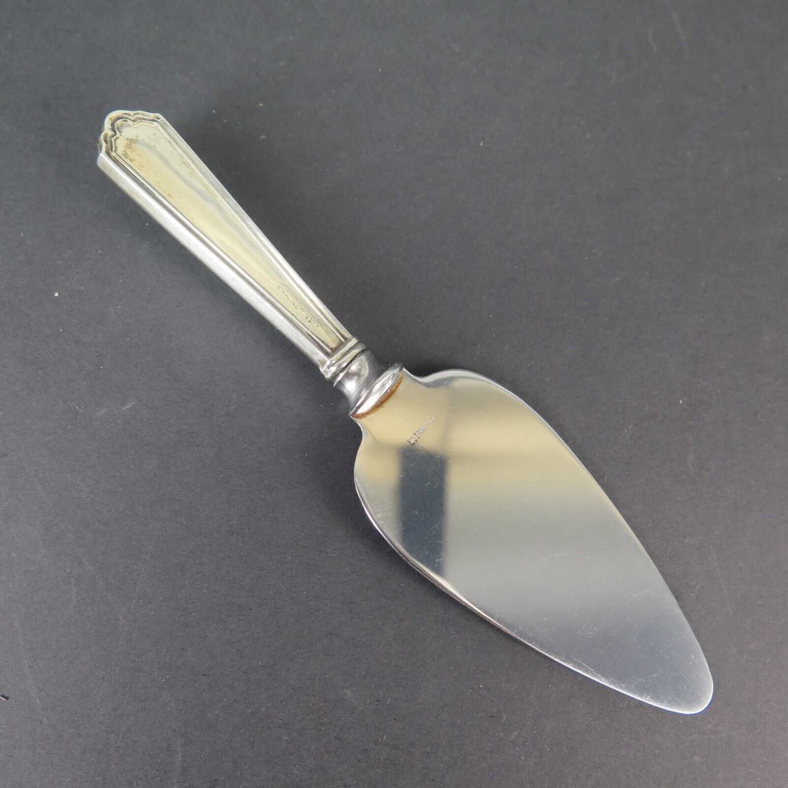 Antique Webster Sterling Silver Handled Stainless Steele Foie Gras