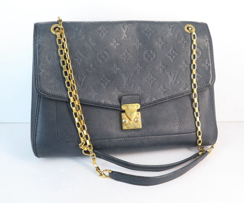 Louis Vuitton St Germain Empreinte Very Dark Navy Shoulder Bag - Harrington  & Co.