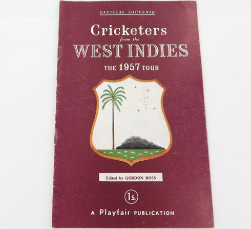 1957 PRE TOUR GUIDE ENGLAND v WEST INDIES. “CRICKETERS FROM WEST INDIES